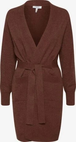 B.young Vesten Gebreid Vest NONINA Dames Bruin