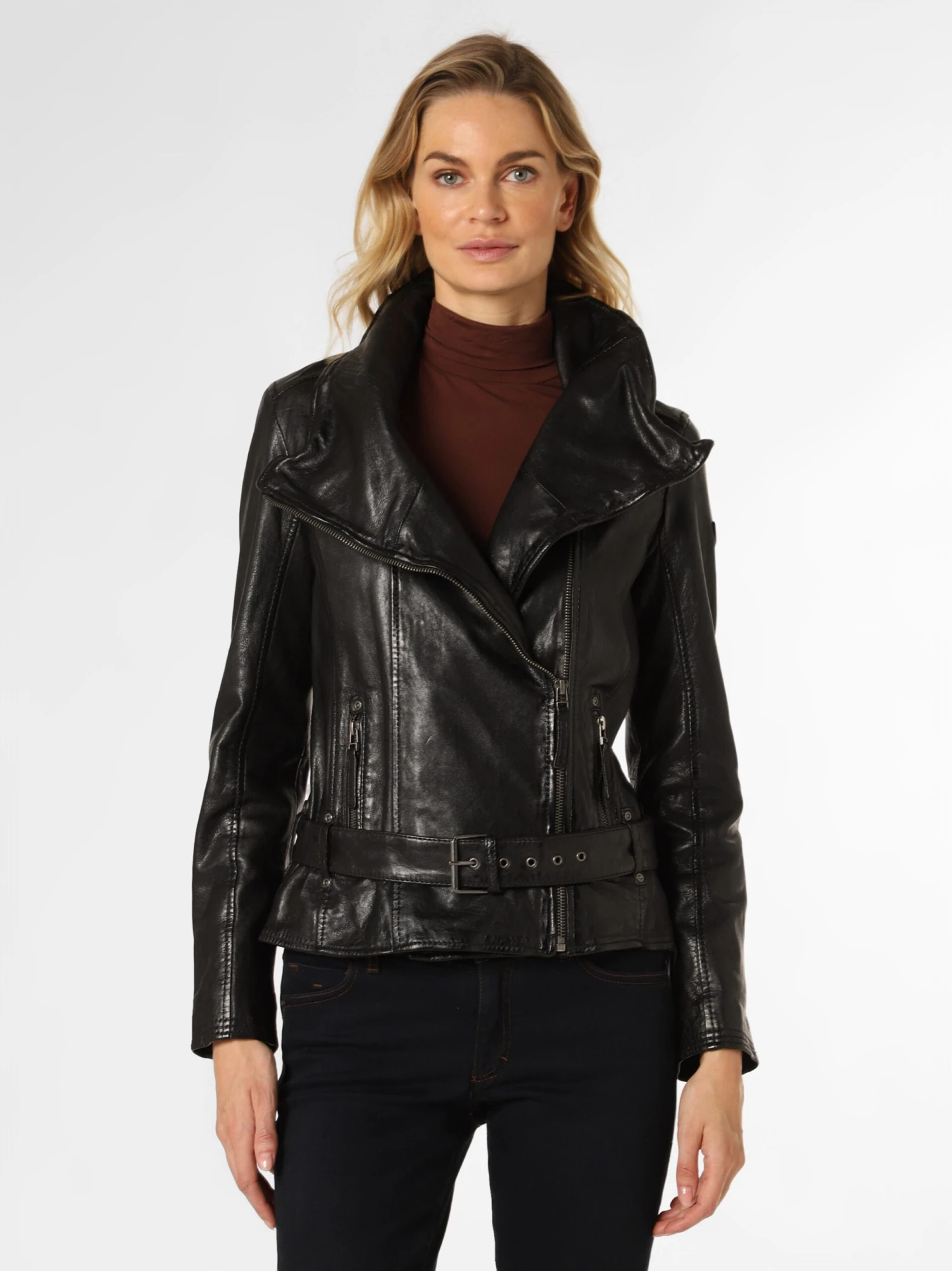 GIPSY Leren Jassen Tussenjas Legra Dames Zwart 3 GIPSY Leren Jassen Tussenjas Legra Dames Zwart