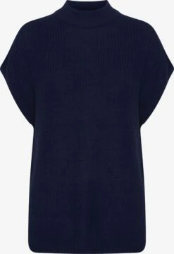 Fransa Lange Truien Trui FRERETTA Dames Blauw