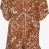 Cream Ponchos & Kimonos Kimono Lukkas Dames Bruin -Winterkledingwinkel Voor Dames 0590584549501b83bfa10078726456ea