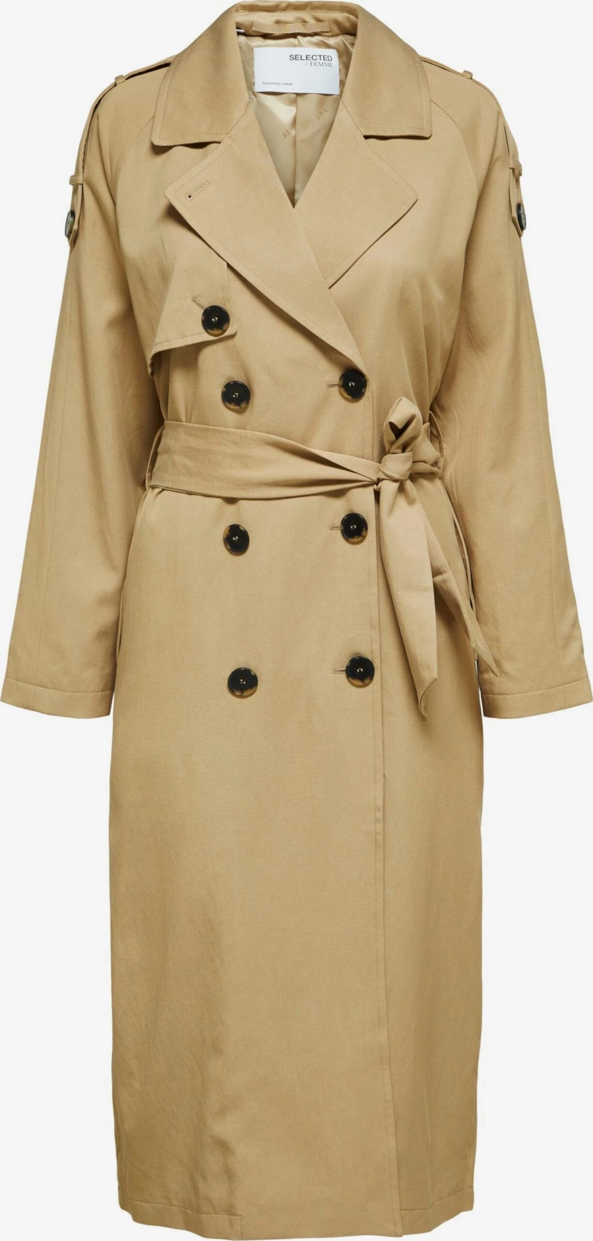 Selected Femme Trenchcoats Tussenmantel New Bren Dames Sand 3 Selected Femme Trenchcoats Tussenmantel New Bren Dames Sand