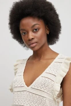 Truien Zonder Mouwen Trui Irmurphey Wa Dames Beige -Winterkledingwinkel Voor Dames 06bbd7fbb5af315ec3cc72e403f34129