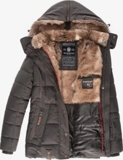 Marikoo Gewatteerde Jassen Winterjas Nekoo Dames Aardetinten -Winterkledingwinkel Voor Dames 07cab9ff8b47e7266aa0e9d10024dfc4