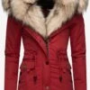 Navahoo Parkas Winterparka Sweety Dames Rood -Winterkledingwinkel Voor Dames 07db49c17872cc28cfd1b2dd3020f527