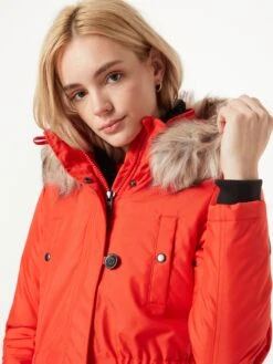 ONLY Parkas Winterparka Dames Rood -Winterkledingwinkel Voor Dames 083900a93e805c3d3091592661608e69