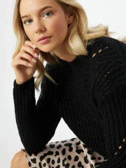 Vero Moda Oversized Truien Oversized Trui Paca Dames Zwart -Winterkledingwinkel Voor Dames 0839e740c654e4580f4a9245698f547f