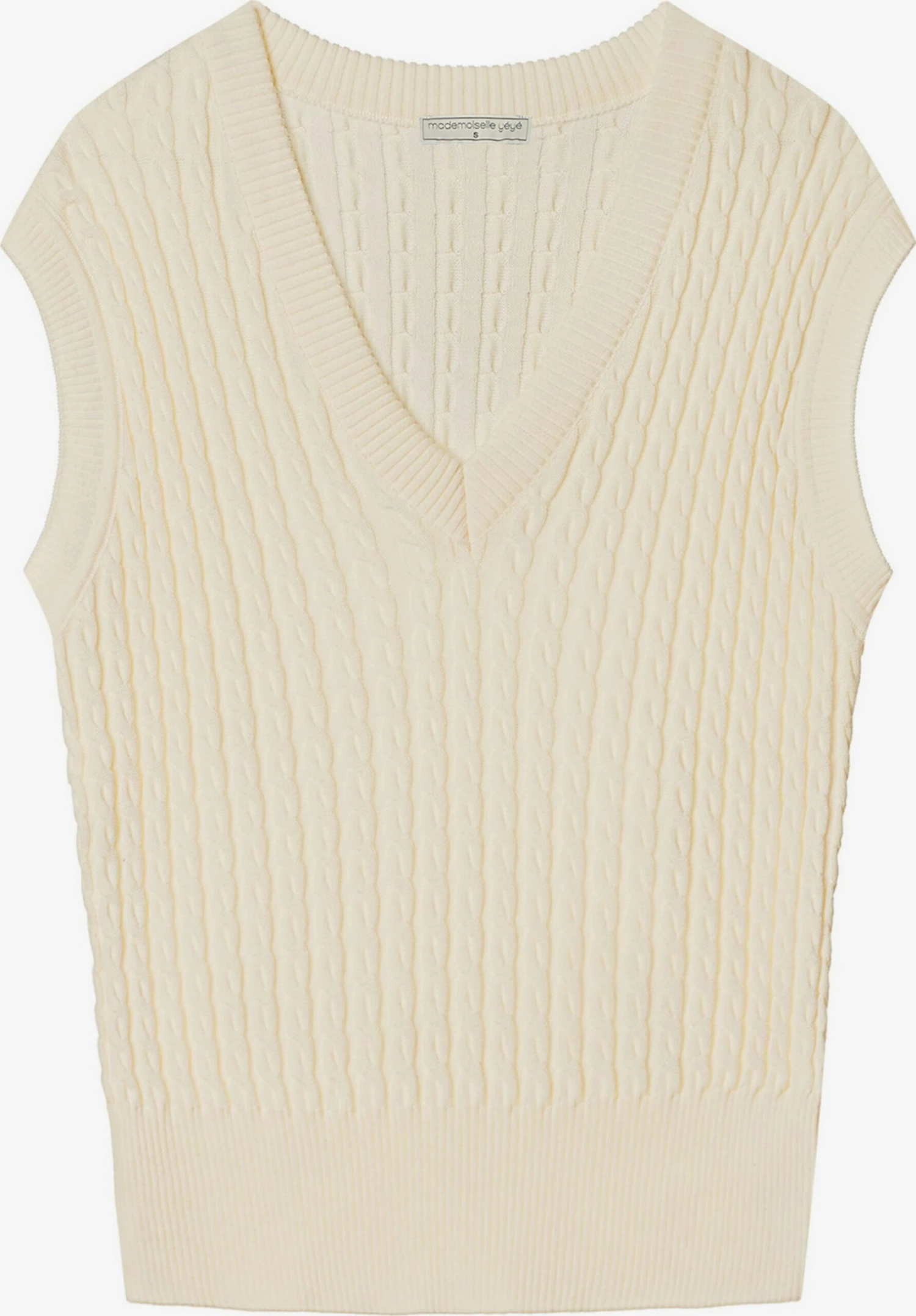 Truien Zonder Mouwen Trui Very Incroyable Dames Pasteelgeel 3 Truien Zonder Mouwen Trui Very Incroyable Dames Pasteelgeel