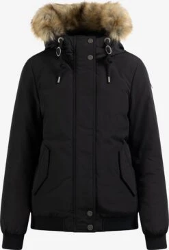 DreiMaster Vintage Winterjassen Winterjas Dames Zwart