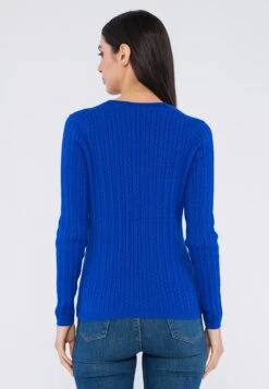 Basic Truien Trui MANON Dames Blauw -Winterkledingwinkel Voor Dames 0ce6fe10136deba5a60c3fa7f8a3a8b2