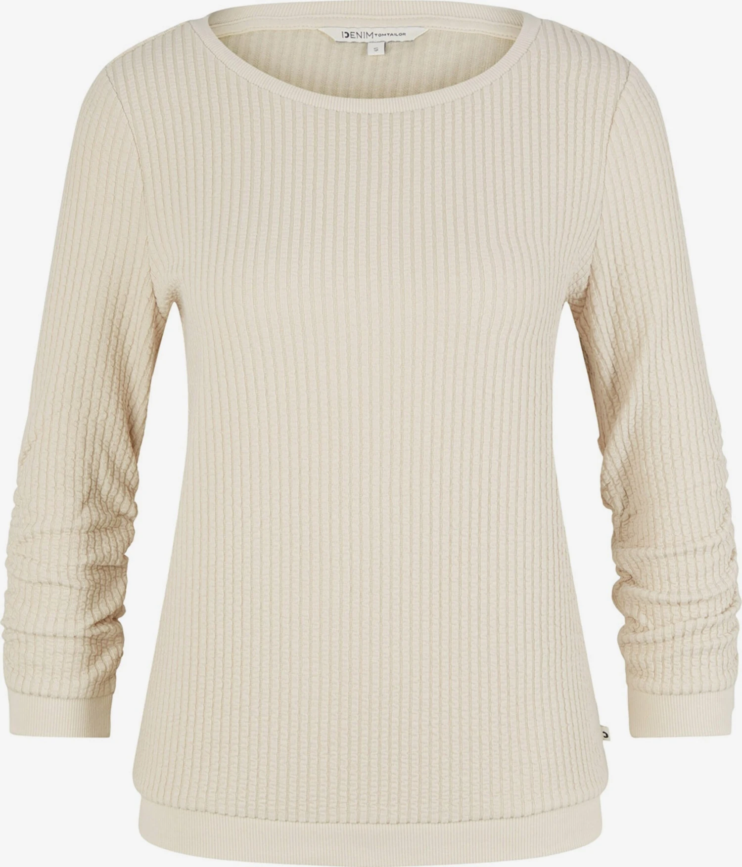 TOM TAILOR Denim Fijngebreide Truien Trui Dames Lichtbeige 3 TOM TAILOR Denim Fijngebreide Truien Trui Dames Lichtbeige