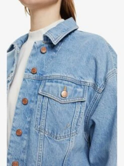 ESPRIT Spijkerjasjes Tussenjas Dames Lichtblauw -Winterkledingwinkel Voor Dames 0e3eceb2d584ec063f4558b8d45816ca