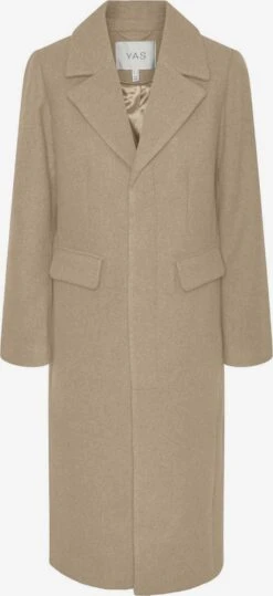 Y.A.S Wollen Mantels Tussenmantel LIMA Dames Beige