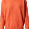 ICHI Fijngebreide Truien Trui Alpa Dames Donkeroranje -Winterkledingwinkel Voor Dames 0f1cef94cd2fc1cea0646d2502a64a38