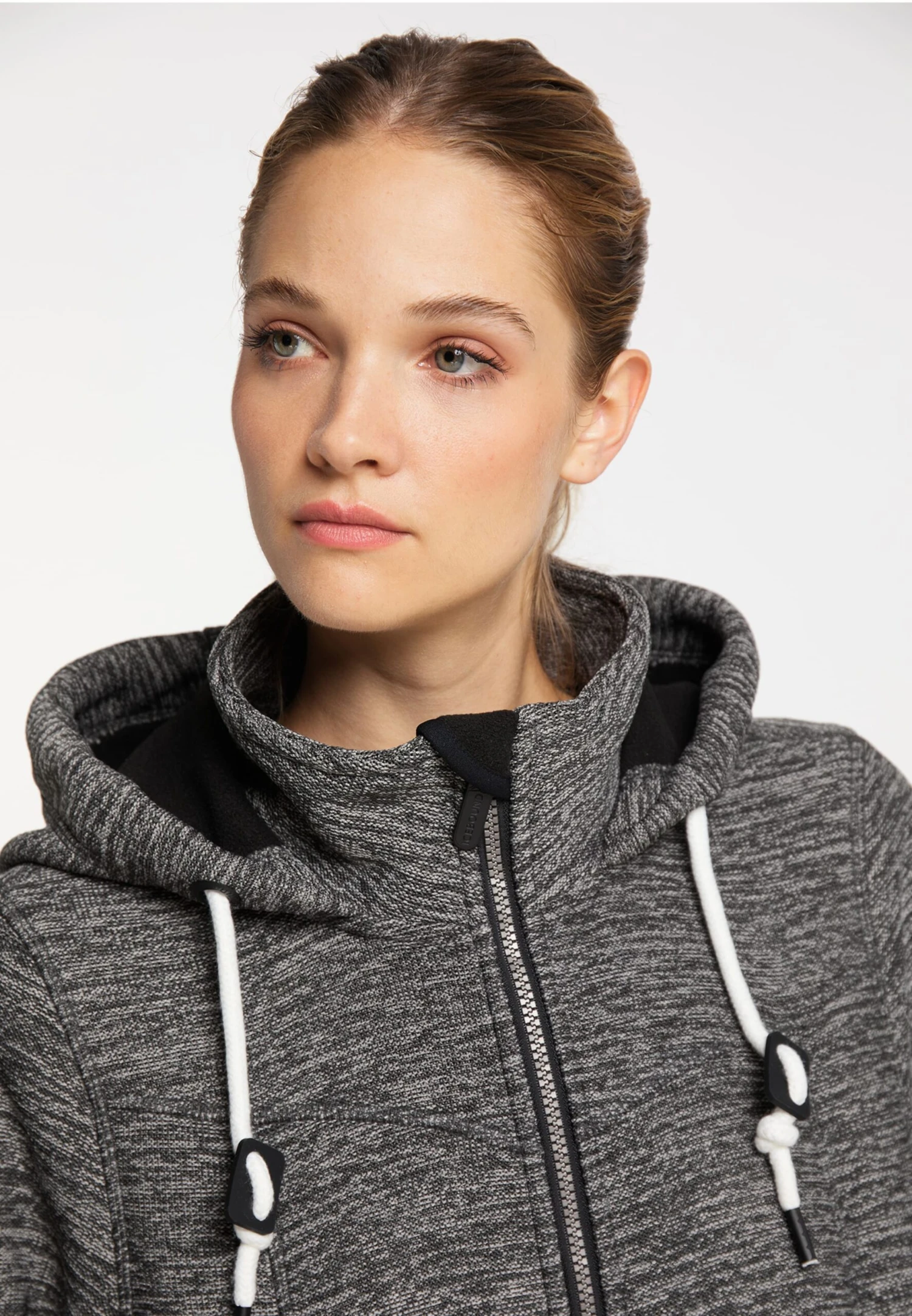 ICEBOUND Lange Vesten Gebreide Mantel Dames Grafiet 7 ICEBOUND Lange Vesten Gebreide Mantel Dames Grafiet - Afbeelding 5