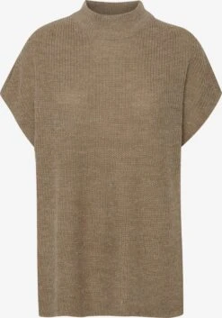 Fransa Lange Truien Trui FRERETTA Dames Bruin Gemêleerd