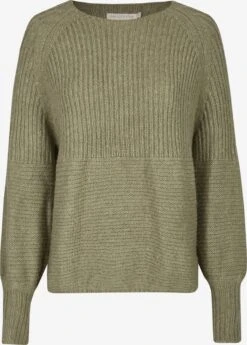 Oversized Truien Oversized Trui Charlene Dames Olijfgroen