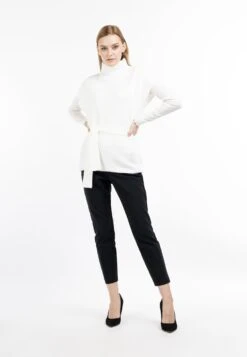 Ponchos & Kimonos Cape Dames Wolwit -Winterkledingwinkel Voor Dames 1e23ab32a2435a77493c573c7ad4106c