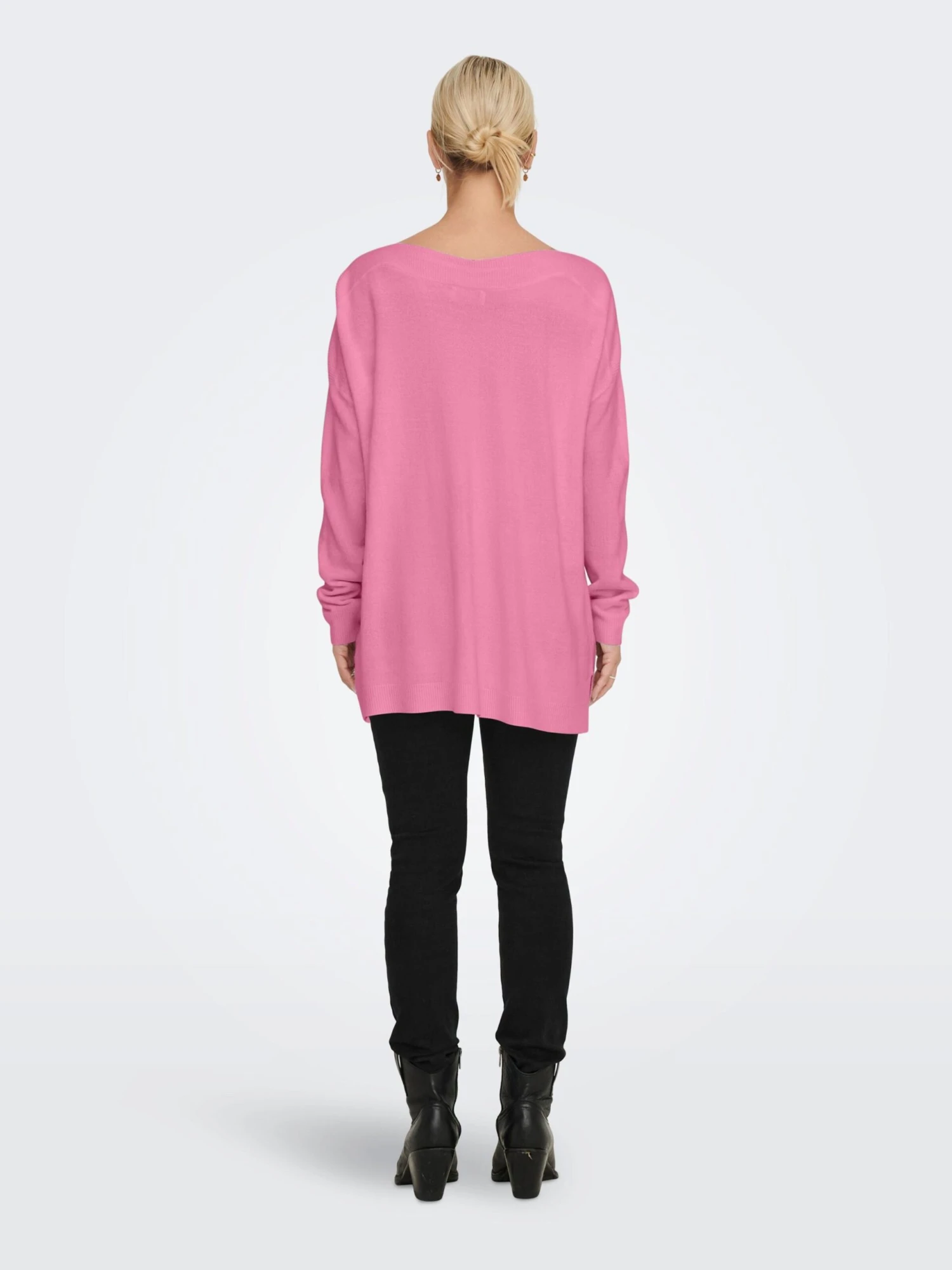 ONLY Basic Truien Trui Amalia Dames Pink 6 ONLY Basic Truien Trui Amalia Dames Pink - Afbeelding 4