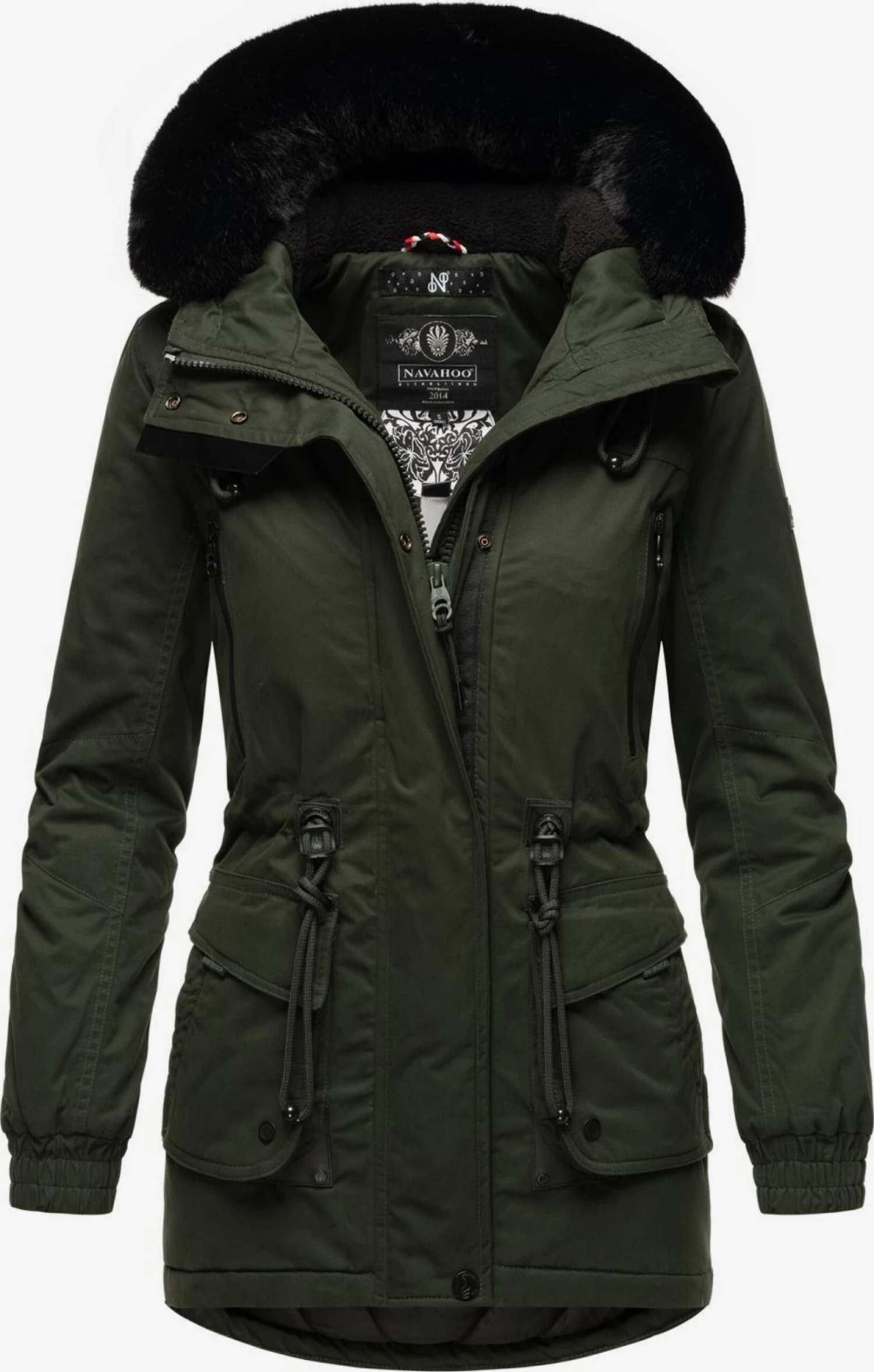 Navahoo Parkas Winterparka Dames Olijfgroen 3 Navahoo Parkas Winterparka Dames Olijfgroen