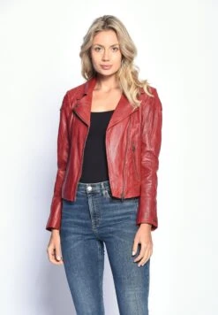 Maze Leren Jassen Tussenjas Ibiza Dames Rood -Winterkledingwinkel Voor Dames 208fab561088f6b9c8e04fb6090e2b29