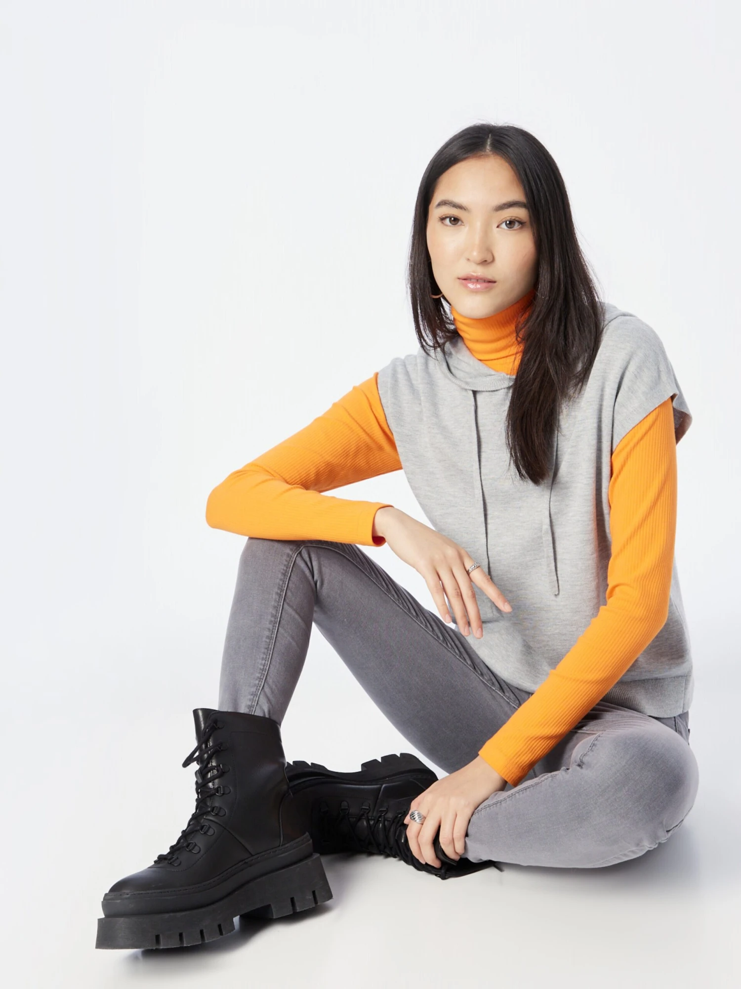 S.Oliver Hoodies Trui Dames Grijs 6 S.Oliver Hoodies Trui Dames Grijs - Afbeelding 4