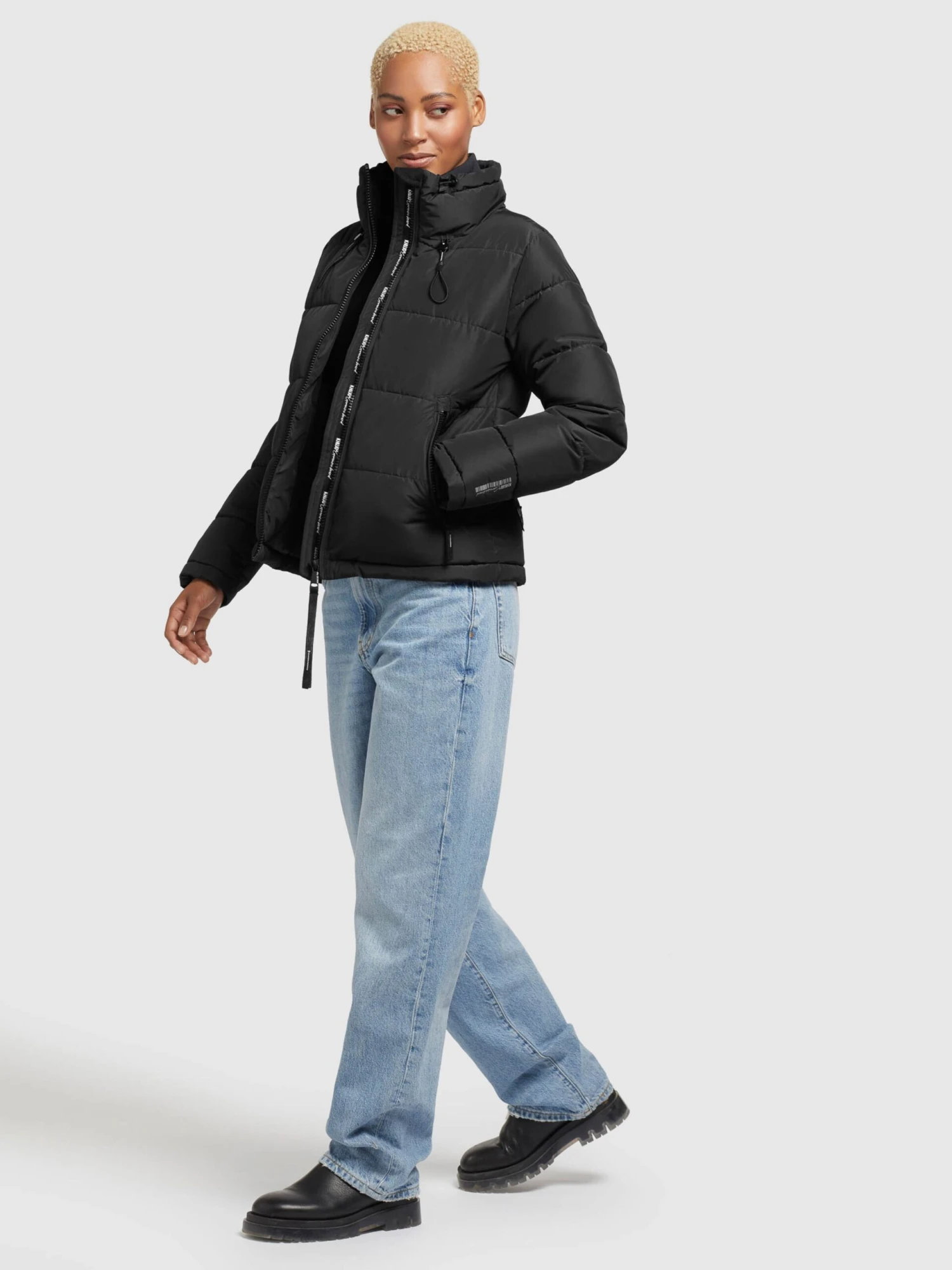 Khujo Winterjassen Winterjas Tuba Dames Zwart 8 Khujo Winterjassen Winterjas Tuba Dames Zwart - Afbeelding 6