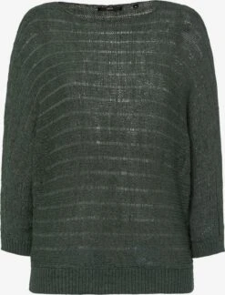 Zero Lange Truien Trui Dames Olijfgroen