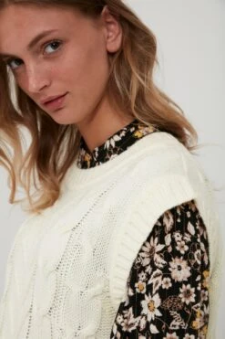 B.young Truien Zonder Mouwen Trui BYOTINKA SLIPOVER Dames Beige -Winterkledingwinkel Voor Dames 28ddd62f83af5bb409efcc432da37193