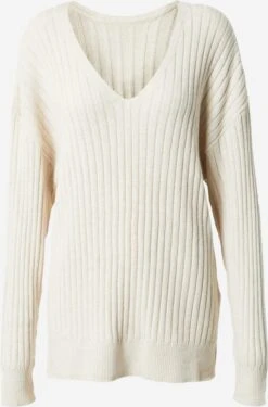Vila Basic Truien Trui RIL Dames Natuurwit