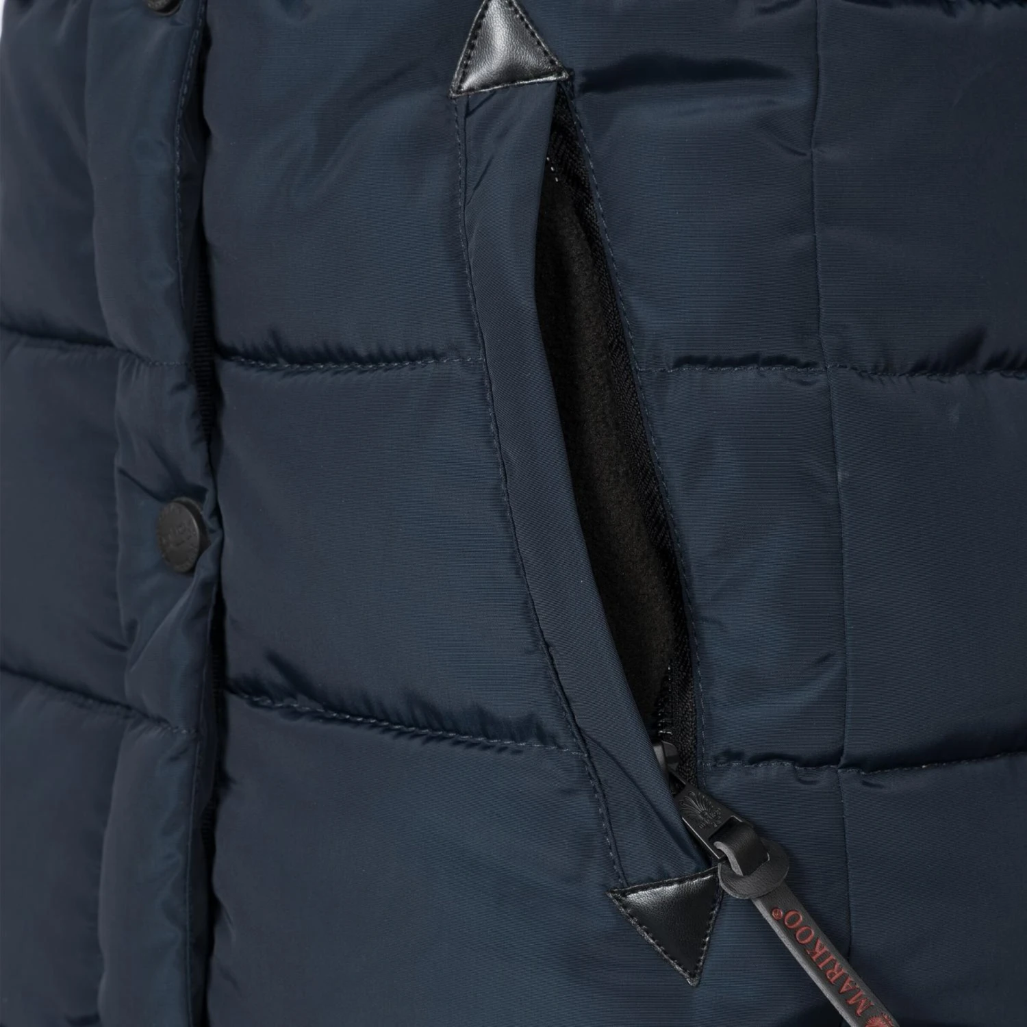 Marikoo Winterjassen Winterjas Lotusblüte Dames Donkerblauw 6 Marikoo Winterjassen Winterjas Lotusblüte Dames Donkerblauw - Afbeelding 4