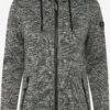 OXMO Outdoor Jassen Fleece Jas Kajsa Dames Zwart -Winterkledingwinkel Voor Dames 2bf5b73b2a81c261d10a7b0d00b73669