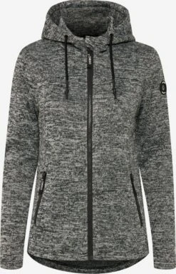OXMO Outdoor Jassen Fleece Jas Kajsa Dames Zwart