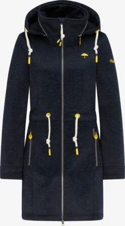 Schmuddelwedda Lange Vesten Gebreide Mantel Dames Donkerblauw