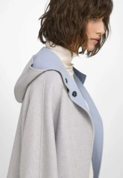 Basler Wollen Mantels Tussenmantel Dames Lichtblauw / Lichtgrijs -Winterkledingwinkel Voor Dames 2cf097348490ca6d8afed39477cb4905