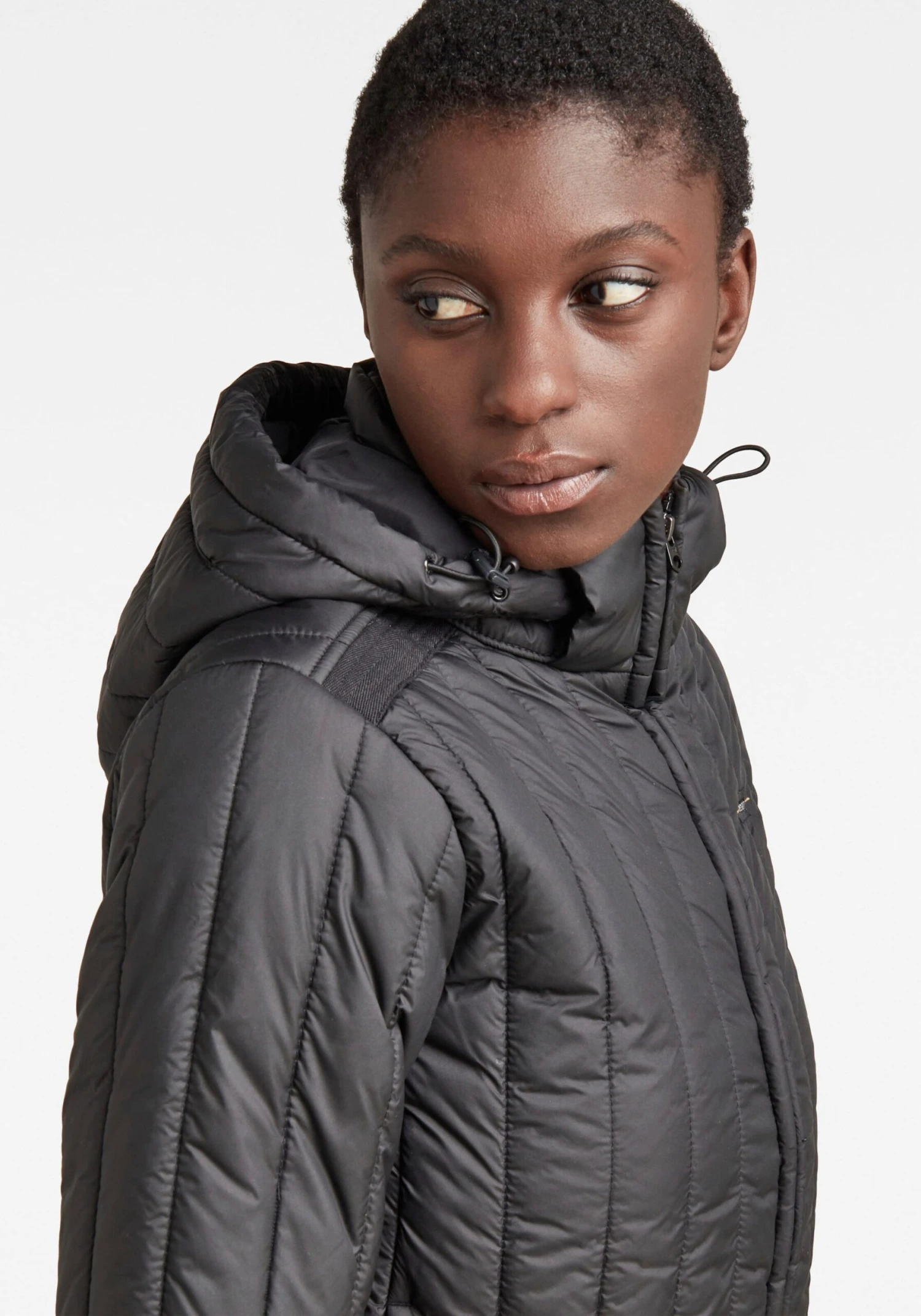 G-Star Raw Gewatteerde Jassen Tussenjas Dames Zwart 13 G-Star Raw Gewatteerde Jassen Tussenjas Dames Zwart - Afbeelding 11