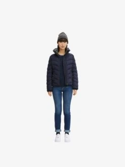 Tom Tailor Winterjassen Winterjas Dames Navy -Winterkledingwinkel Voor Dames 336cc33dfe9cf5f69740d3e8da826329