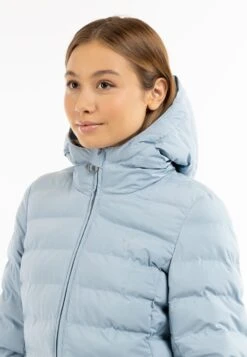 MyMO Winterjassen Winterjas Dames Lichtblauw -Winterkledingwinkel Voor Dames 341f9bb7500bca801032e037c91d2b4a