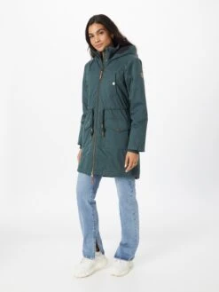 Ragwear Parkas Tussenparka CRESCEND Dames Smaragd -Winterkledingwinkel Voor Dames 34582eb0bce1d5fc71b356dea41a50bd