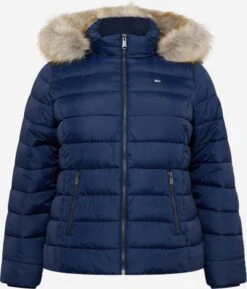 Tommy Jeans Curve Winterjassen Winterjas Dames Navy
