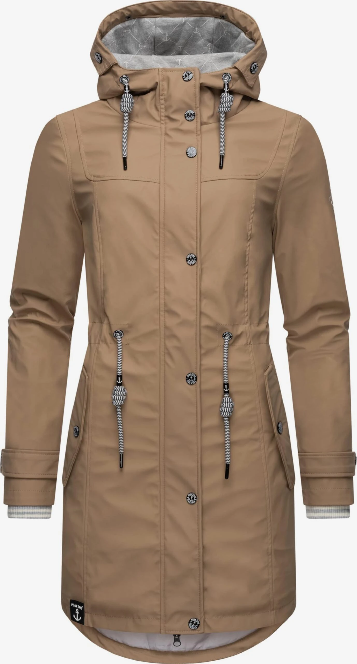 Regenjassen Functionele Jas L60042 Dames Beige 6 Regenjassen Functionele Jas L60042 Dames Beige - Afbeelding 4