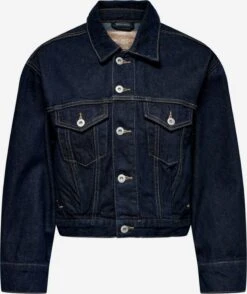 ONLY Spijkerjasjes Tussenjas Jagger Dames Blauw