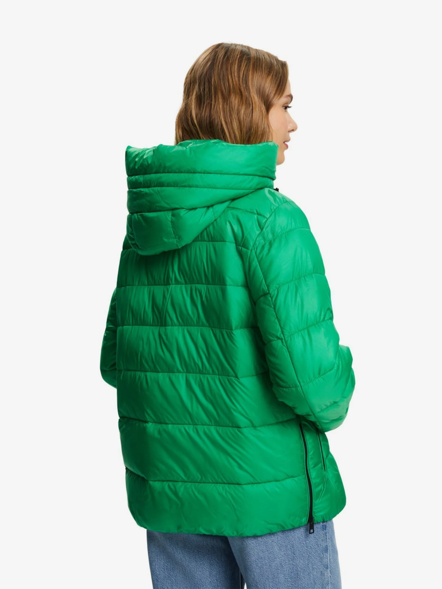 ESPRIT Gewatteerde Jassen Winterjas Dames Groen 5 ESPRIT Gewatteerde Jassen Winterjas Dames Groen - Afbeelding 3