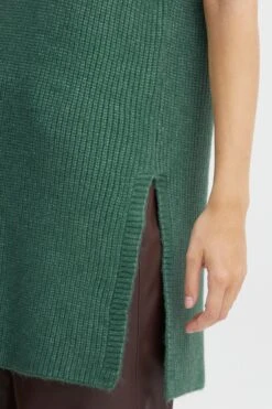 ICHI Truien Zonder Mouwen Trui Dames Groen -Winterkledingwinkel Voor Dames 3a4d1a03cc681823775f3e4985f4f3f9