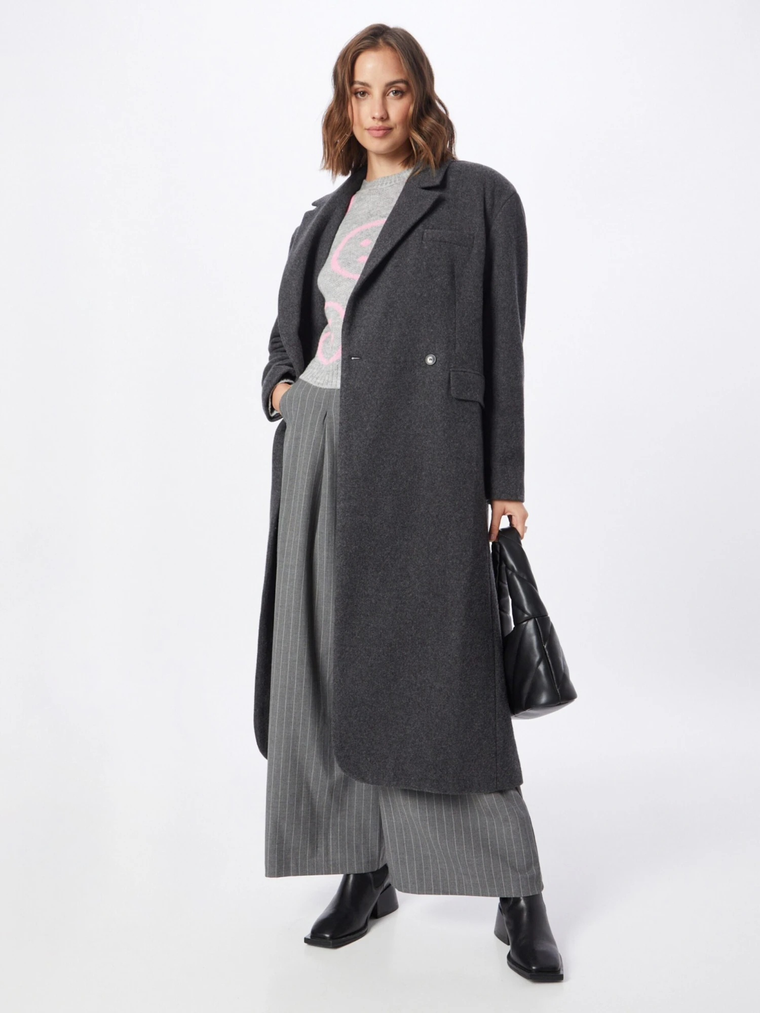 Birgitte Herskind Wollen Mantels Tussenmantel Wanda Dames Grijs Gemêleerd 7 Birgitte Herskind Wollen Mantels Tussenmantel Wanda Dames Grijs Gemêleerd - Afbeelding 5