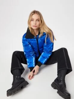 RIVER ISLAND Winterjassen Winterjas Dames Blauw -Winterkledingwinkel Voor Dames 3c5645dd5643718a96ec94df066cdd81