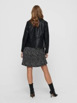 ONLY Leren Jassen Tussenjas ONLMELISA Dames Zwart -Winterkledingwinkel Voor Dames 3c99e6d8c9687148616facc991d97b17