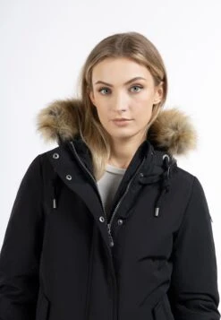 DreiMaster Vintage Winterjassen Winterjas Dames Zwart -Winterkledingwinkel Voor Dames 3ccb39a6e141e688e915c347bba26aea