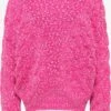 IZIA Oversized Truien Oversized Trui Dames Pink 1 IZIA Oversized Truien Oversized Trui Dames Pink -Winterkledingwinkel Voor Dames 3d478d18d07a2ae506eaa1c358c7ecf4