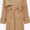 ICHI Trenchcoats Tussenmantel Elova Dames Lichtbruin -Winterkledingwinkel Voor Dames 3f12be37ca547a5e1b47e1b5b956349f