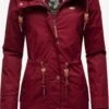 Ragwear Regenmantels Functionele Mantel Canny Dames Wijnrood -Winterkledingwinkel Voor Dames 4032e980058417fd618b66550bd84190